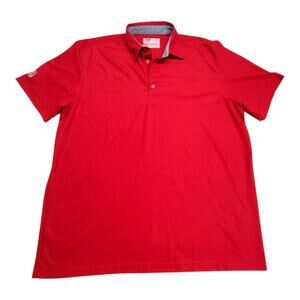 Chick-Fil-A OOBE Mens XL Red Polo Shirt Employee Team Style Uniform Work Top
